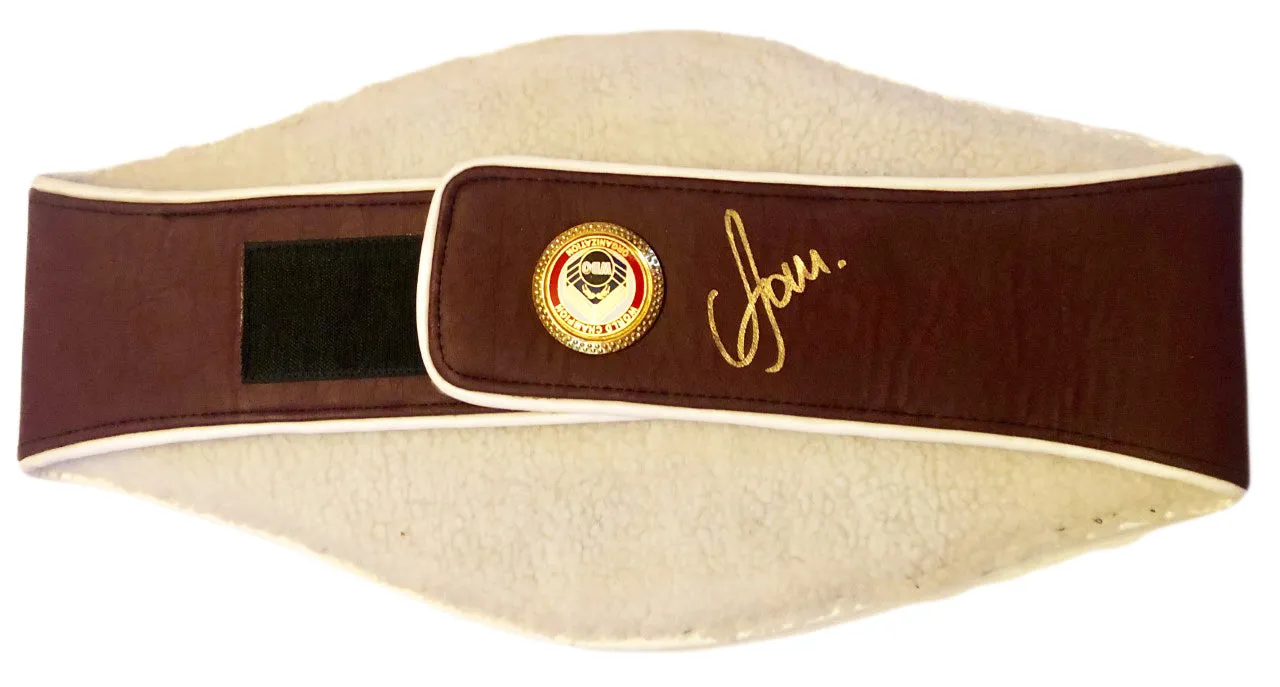 Vasyl Lomachenko Autographed Championship Boxing WBO Belt in Gold Signature