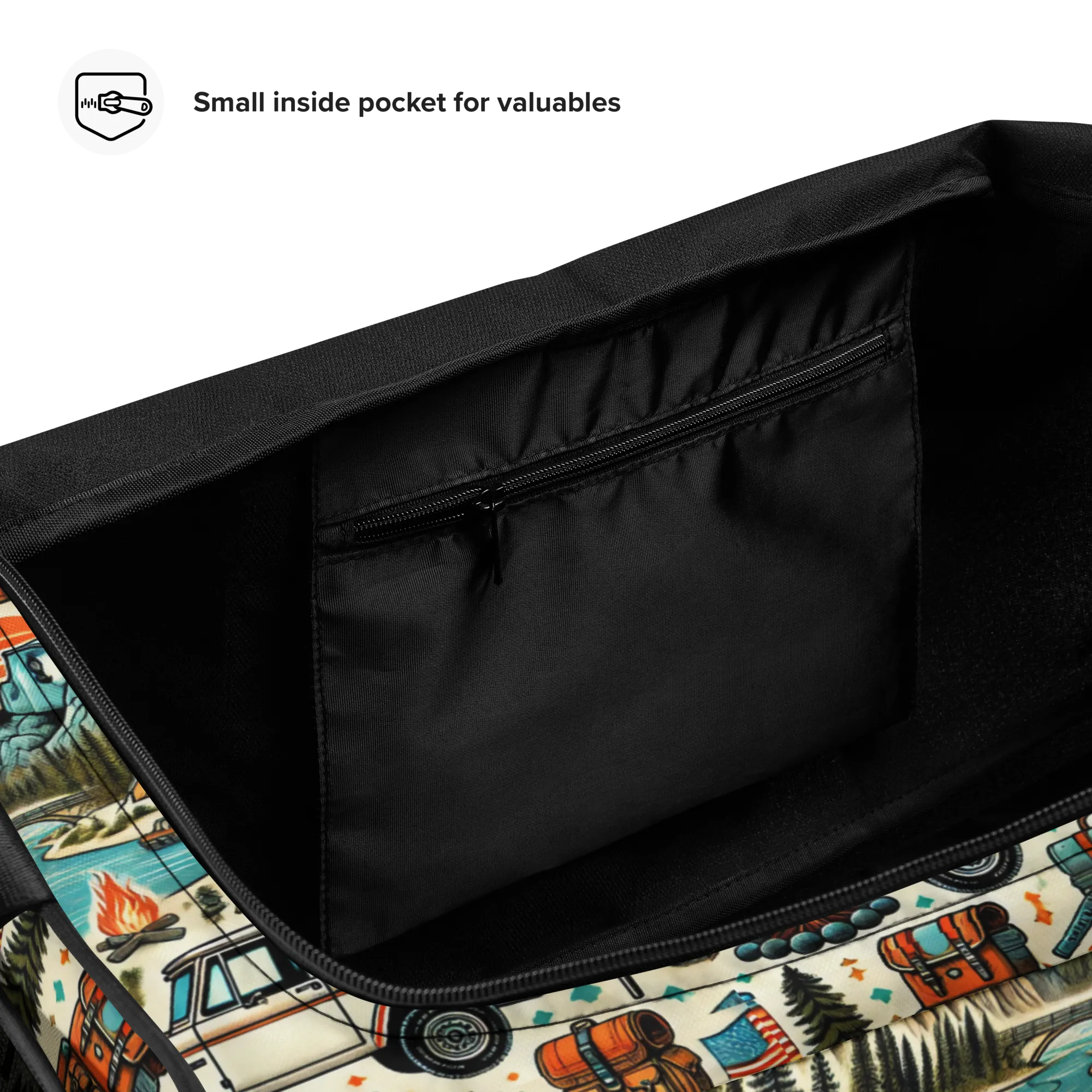 Vintage Bronco Adventure Duffel - Travel & Gym Bag