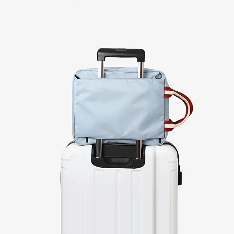 Waterproof Nylon Duffel Bag – Foldable Travel Suitcase with Large Capacity for Men & Women