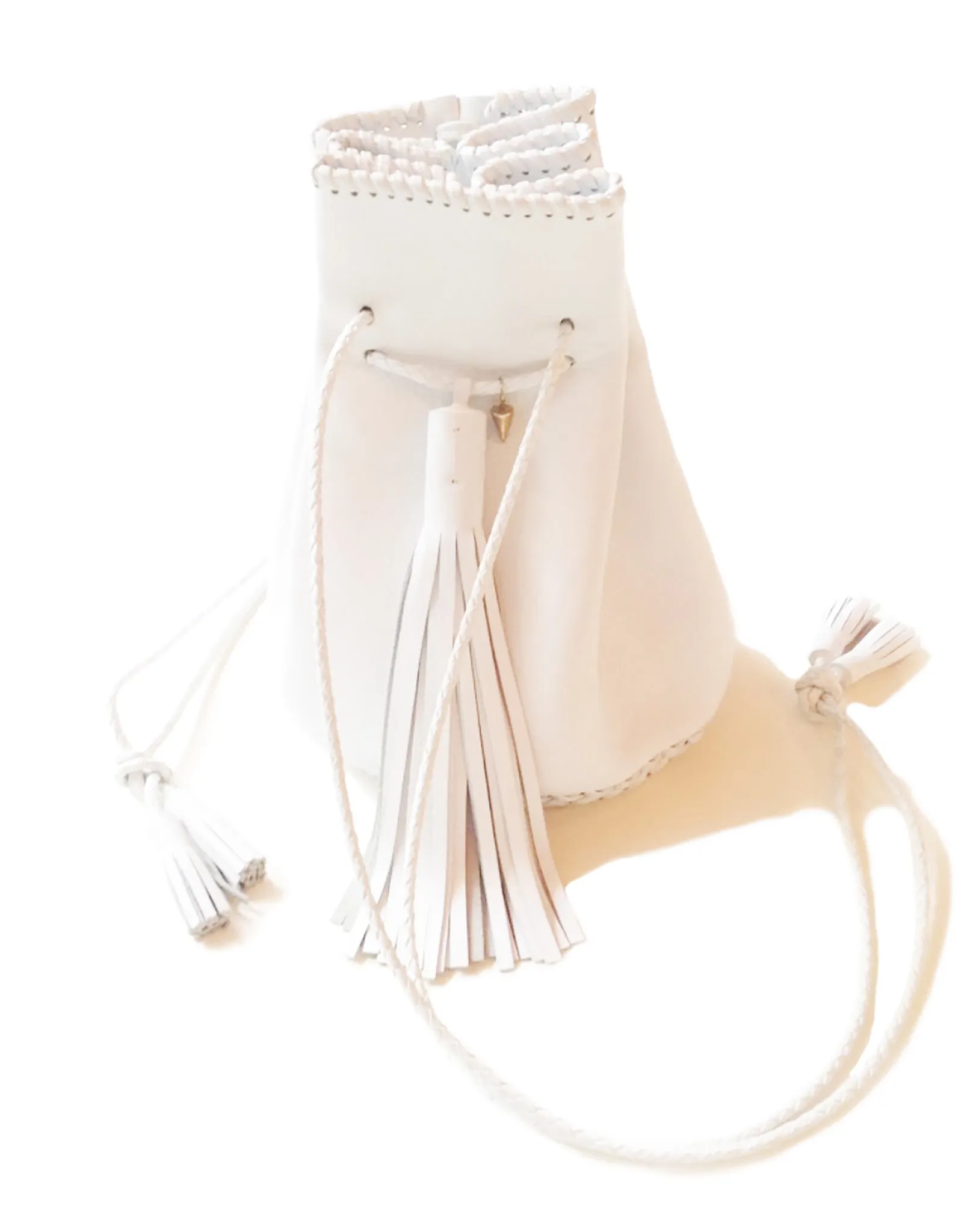 Whipstitch Bullet Bag