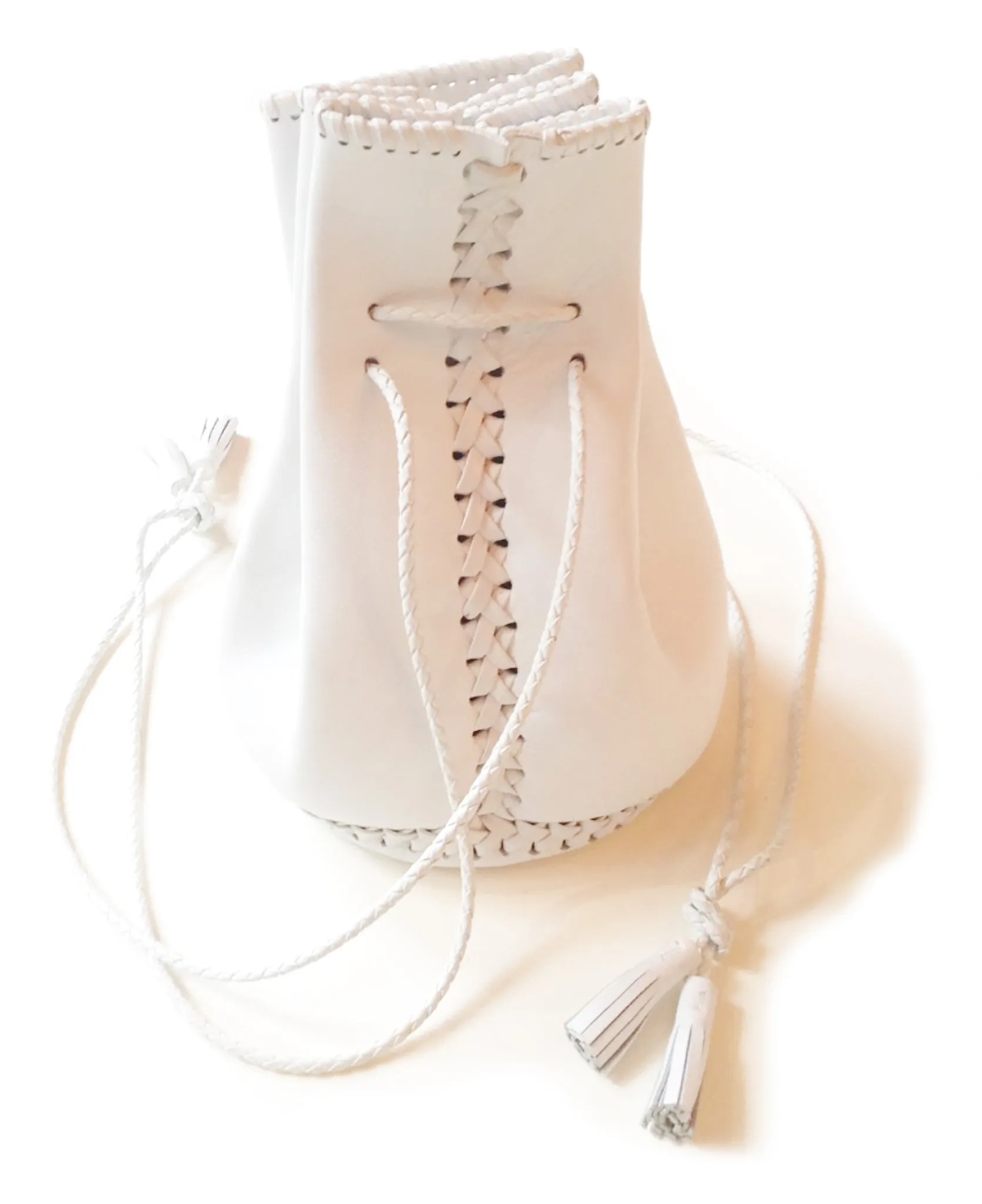 Whipstitch Bullet Bag