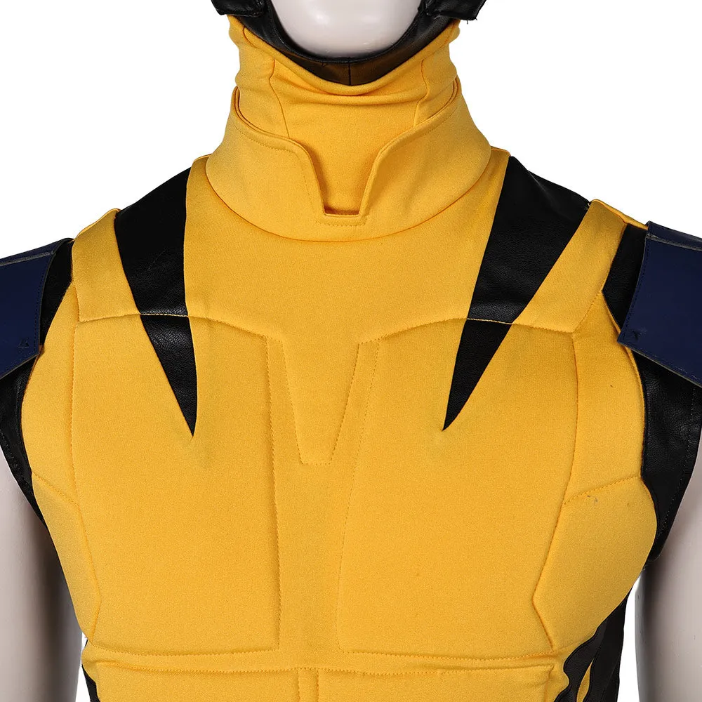 X-Men '97 Wolverine Yellow Suit Full Set Cosplay Costume Outfits Halloween Carnival Suit