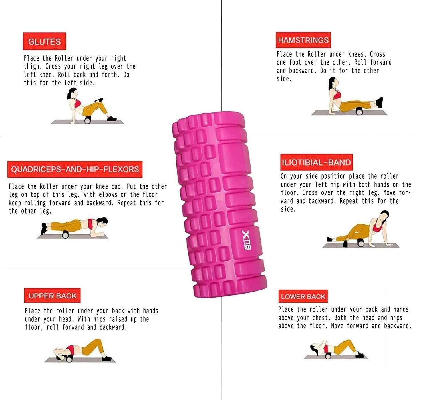 XN8 Yoga Trigger Point Fitness Foam Roller